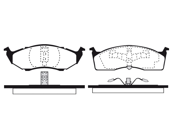Brake Pad Set, disc brake (01288)