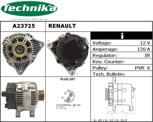 Alternator (A23725)