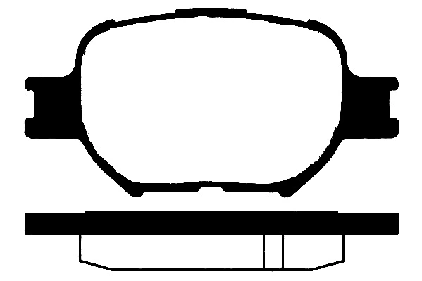 Brake Pad Set, disc brake (01712A)