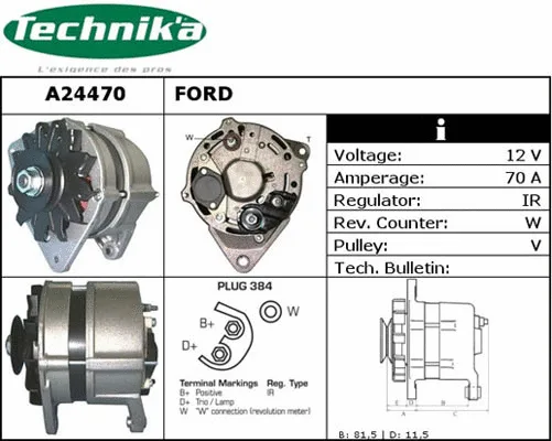 Alternator (A24470)