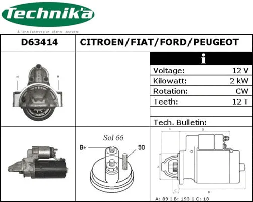 Starter (D63414)