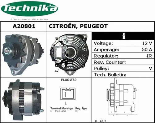 Alternator (A20801)