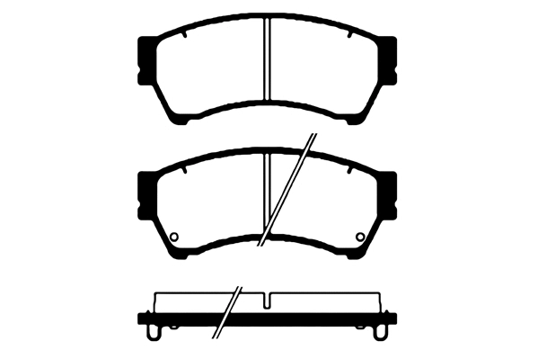 Brake Pad Set, disc brake (01802B)