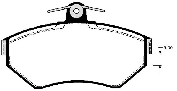Brake Pad Set, disc brake (01243)