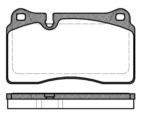 Brake Pad Set, disc brake (01874)