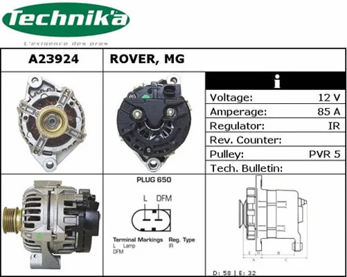 Alternator (A23924)