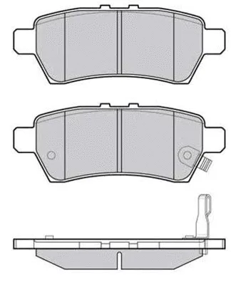 Brake Pad Set, disc brake (02304)
