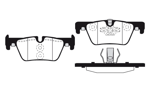 Brake Pad Set, disc brake (02288A)