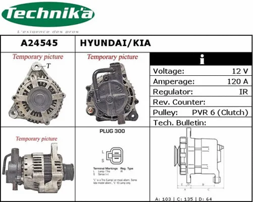 Alternator (A24545)