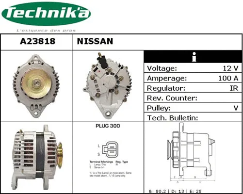 Alternator (A23818)