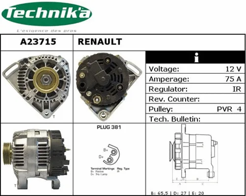 Alternator (A23715)
