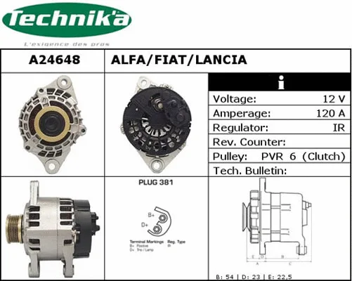 Alternator (A24648)