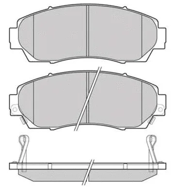 Brake Pad Set, disc brake (01790A)