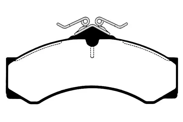 Brake Pad Set, disc brake (01582)