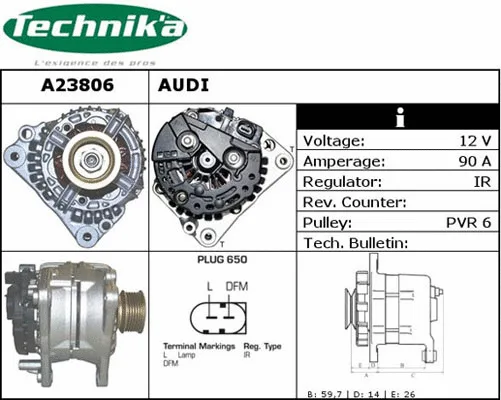 Alternator (A23806)