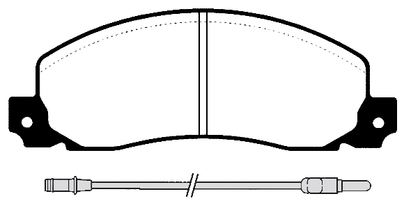 Brake Pad Set, disc brake (01034)