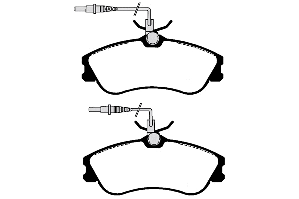 Brake Pad Set, disc brake (01014)