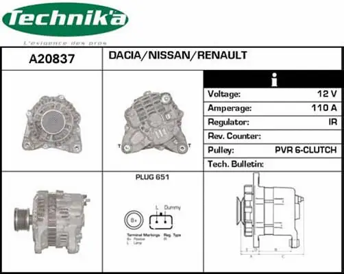 Alternator (A20837)