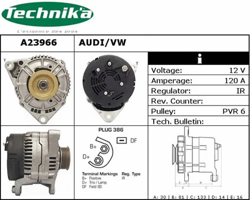 Alternator (A23966)