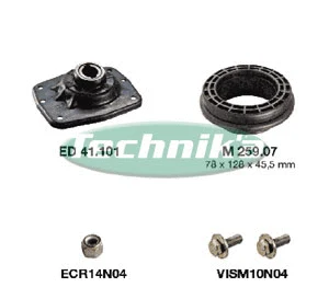 Repair Kit, suspension strut support mount (KSU6027)