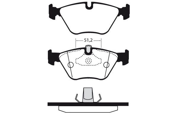 Brake Pad Set, disc brake (01311)