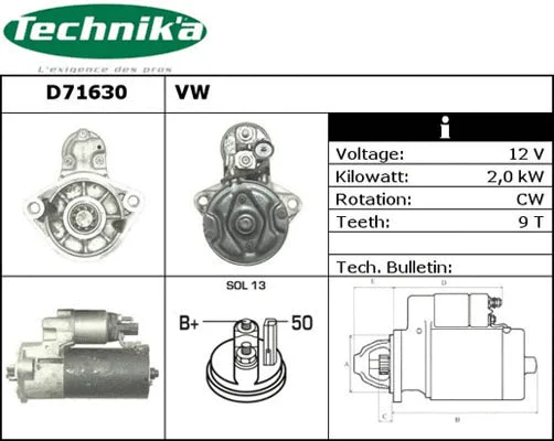 Starter (D71630)