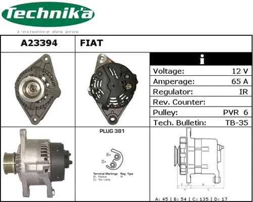 Alternator (A23394)