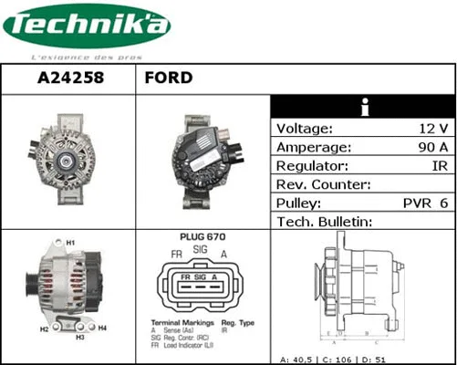 Alternator (A24258)