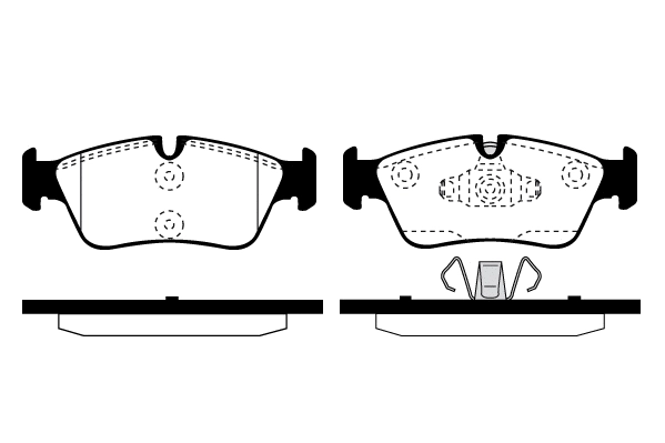 Brake Pad Set, disc brake (01590)