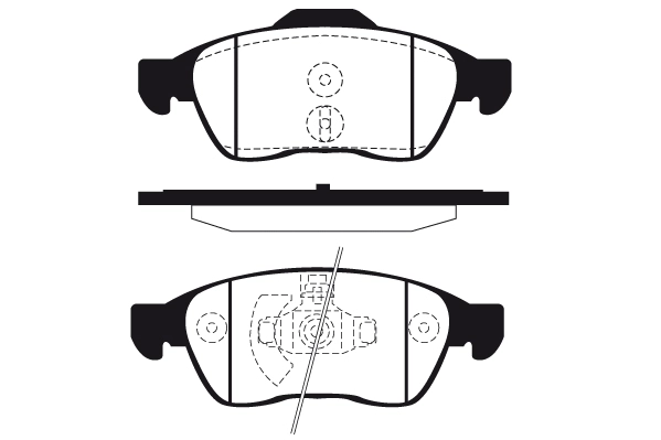 Brake Pad Set, disc brake (01814)