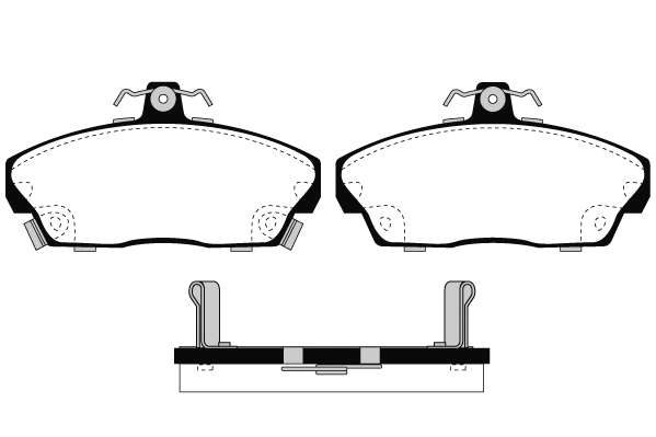 Brake Pad Set, disc brake (01041)