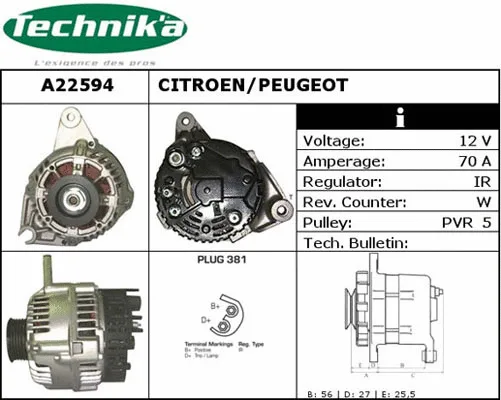 Alternator (A22594)