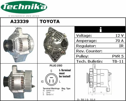 Alternator (A23339)