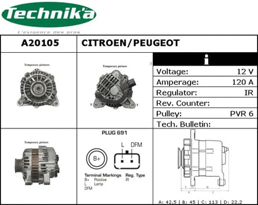 Alternator (A20105)