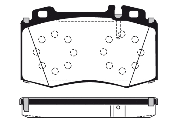 Brake Pad Set, disc brake (01603)