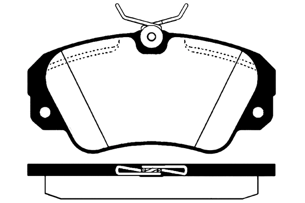 Brake Pad Set, disc brake (01252)