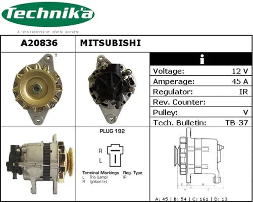 Alternator (A20836)