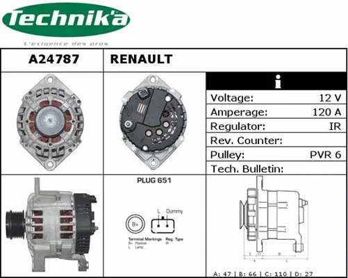 Alternator (A24787)
