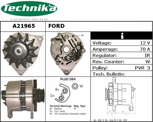 Alternator (A21965)