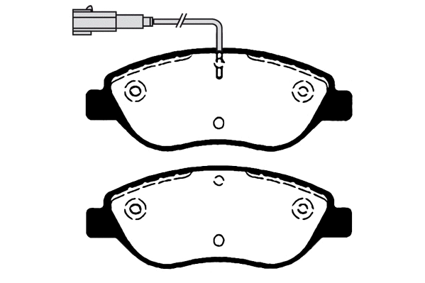 Brake Pad Set, disc brake (01505)