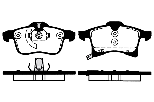 Brake Pad Set, disc brake (01523)