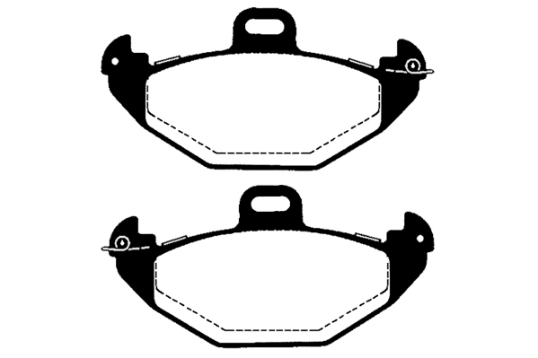 Brake Pad Set, disc brake (02012)