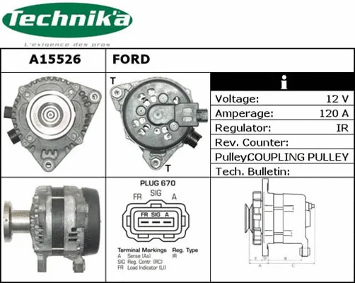 Alternator (A15526)