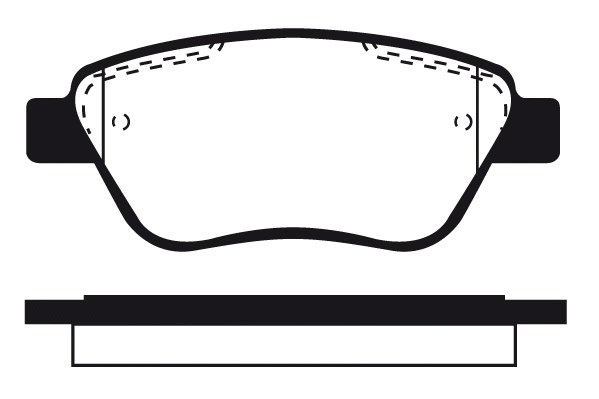 Brake Pad Set, disc brake (01543)