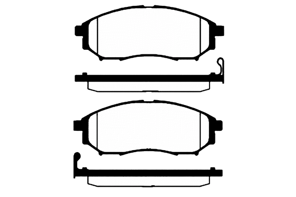 Brake Pad Set, disc brake (01678)