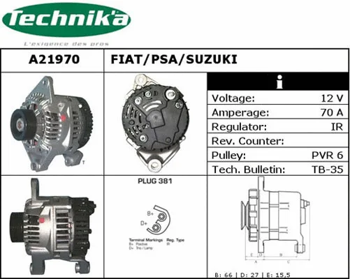 Alternator (A21970)