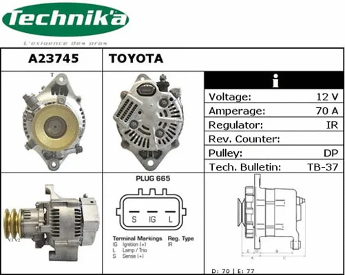 Alternator (A23745)