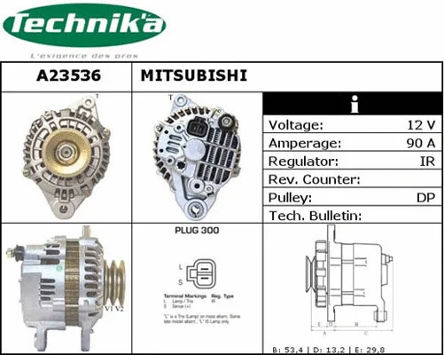 Alternator (A23536)
