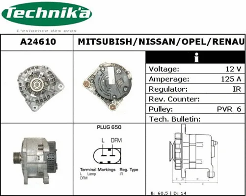 Alternator (A24610)