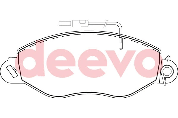 Brake Pad Set, disc brake (BP55060)